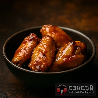 Крылышки в сладком чили соусе 4шт